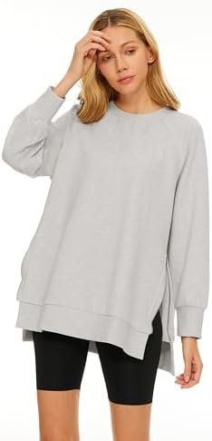 Womens Oversized Sweatshirts Long Sleeve Crew Neck Pullover Casual Hoodies Fall Fashion Clothes